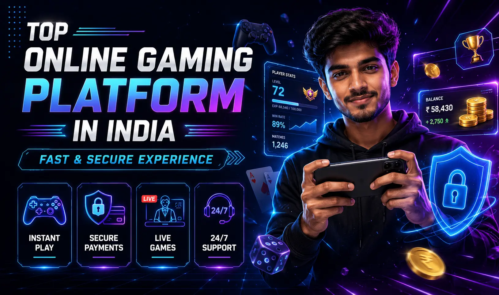 Best Online Gaming Platform in India for Secure & Fast Access